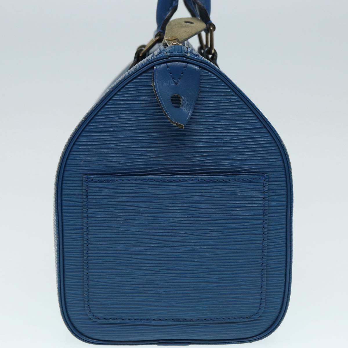 LOUIS VUITTON Epi Speedy 25 Hand Bag Toledo Blue M43015 LV 87489