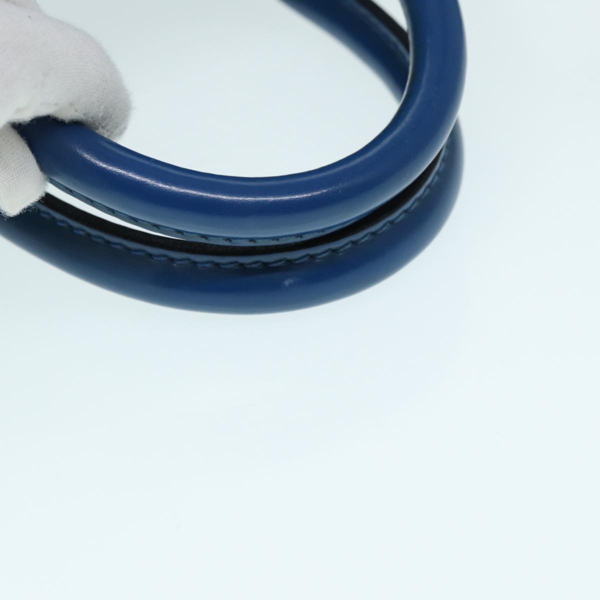 LOUIS VUITTON Epi Speedy 25 Hand Bag Toledo Blue M43015 LV 87489