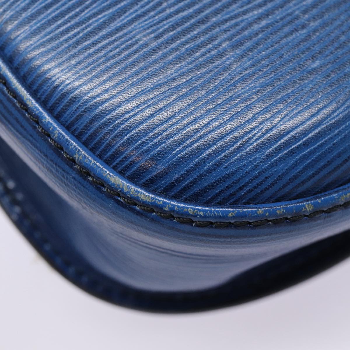 LOUIS VUITTON Epi Saint Cloud GM Shoulder Bag Toledo Blue M52195 LV 87491