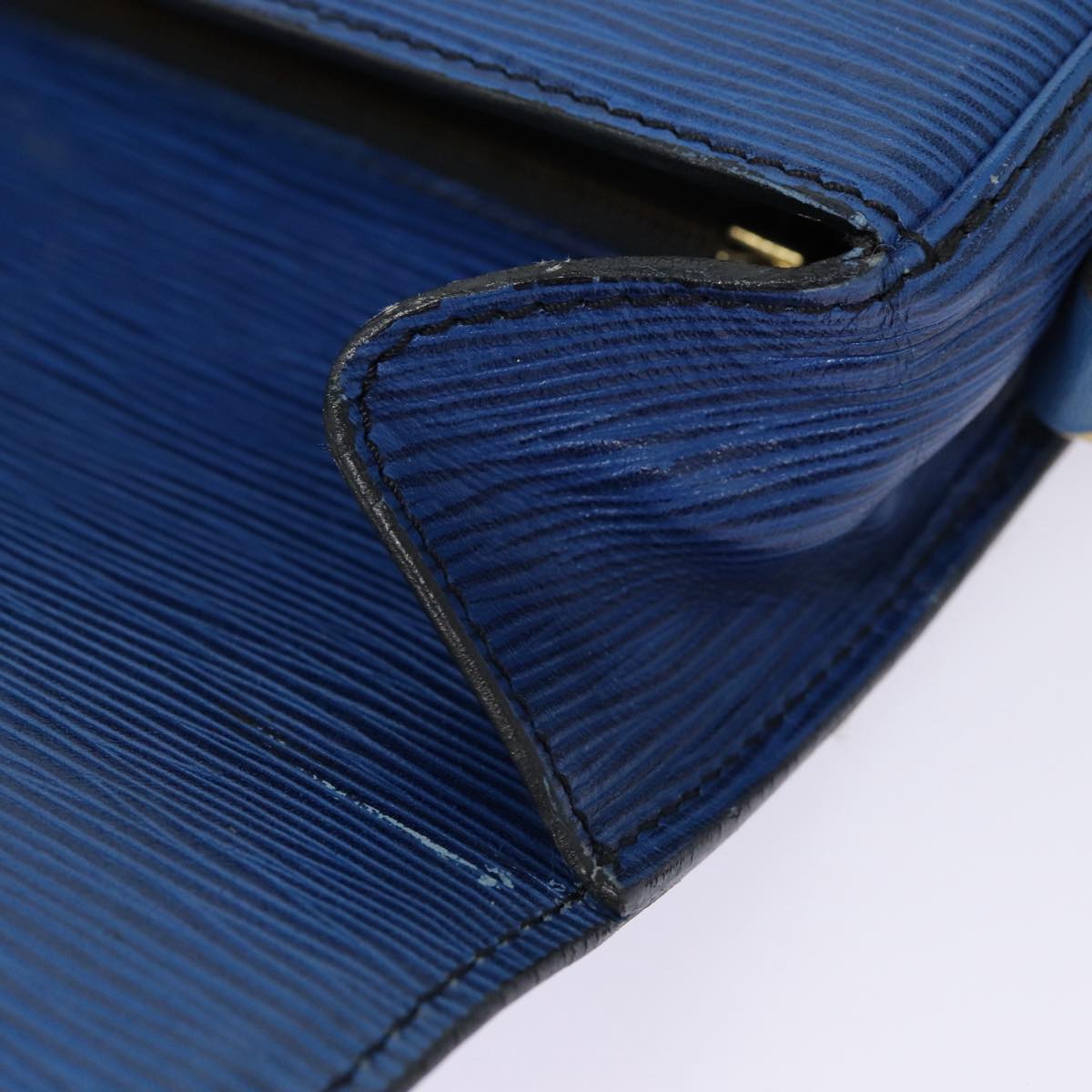 LOUIS VUITTON Epi Saint Cloud GM Shoulder Bag Toledo Blue M52195 LV 87491