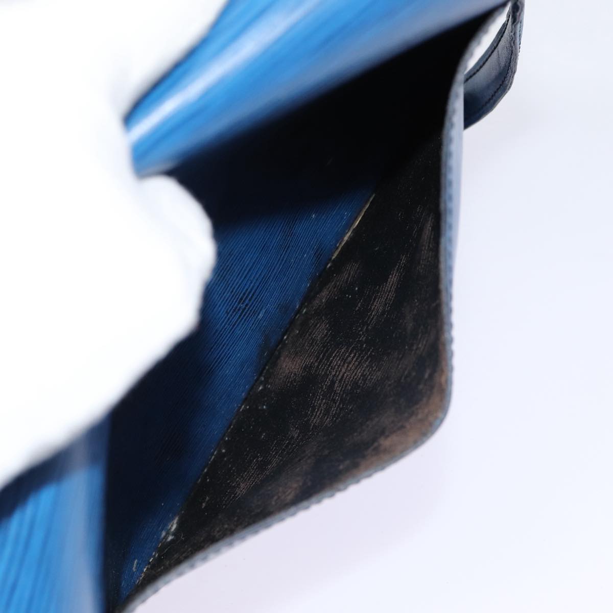 LOUIS VUITTON Epi Saint Cloud GM Shoulder Bag Toledo Blue M52195 LV 87491