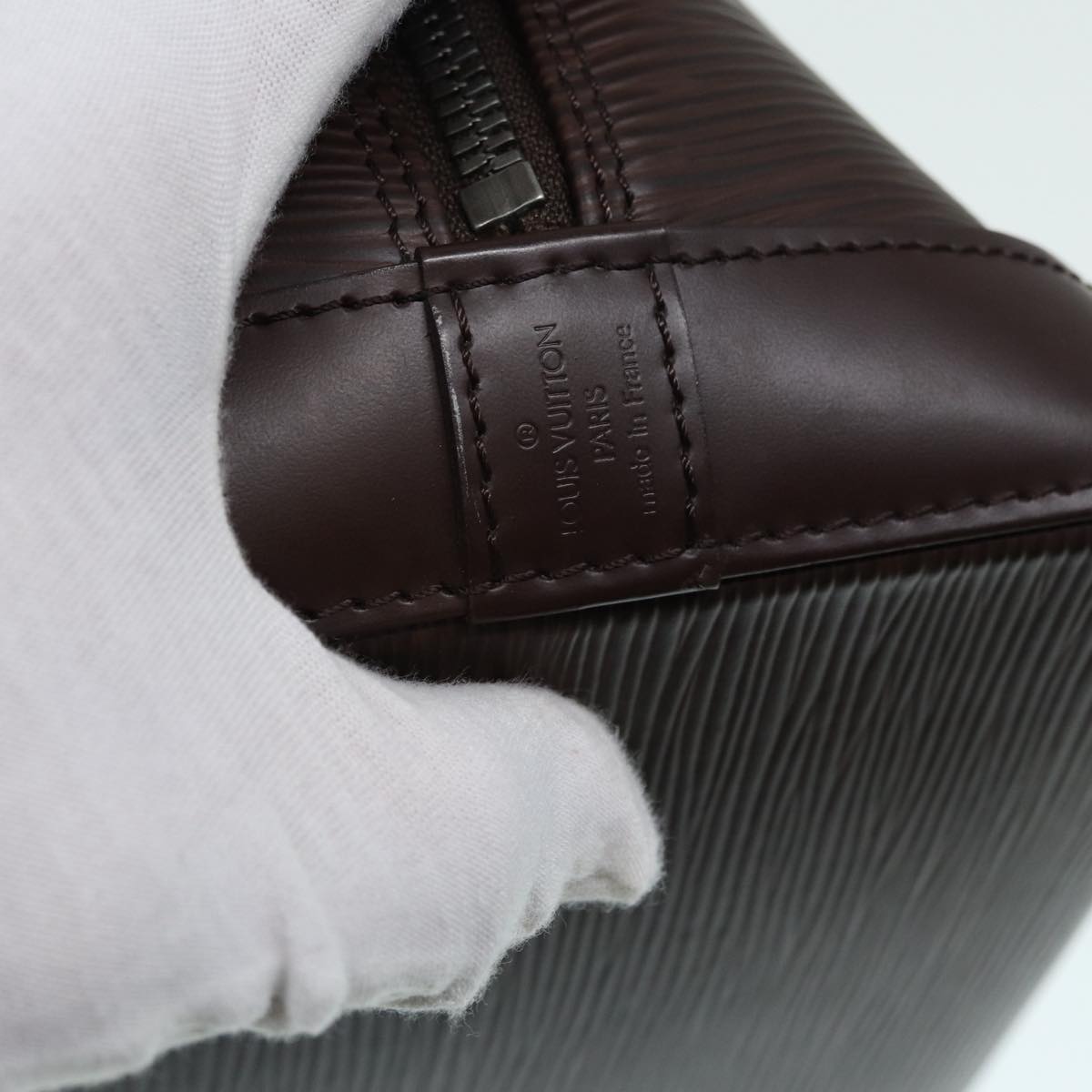 LOUIS VUITTON Epi Alma Hand Bag Mocha M5214D LV 87497