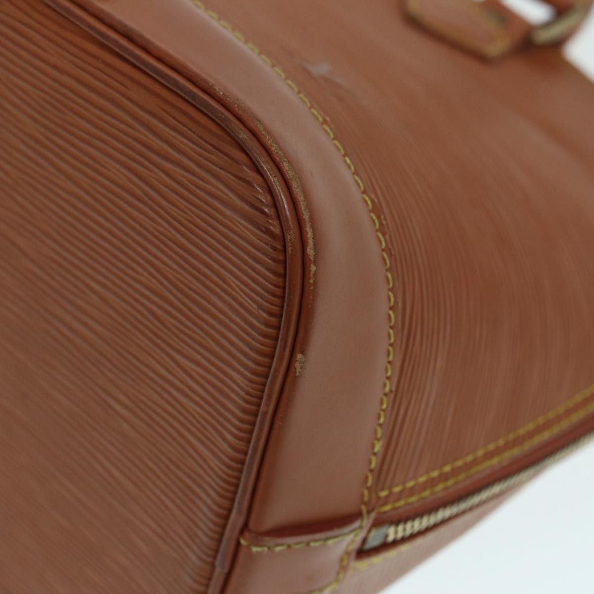 LOUIS VUITTON Epi Alma Hand Bag Brown Zipangu Gold M52148 LV 87498