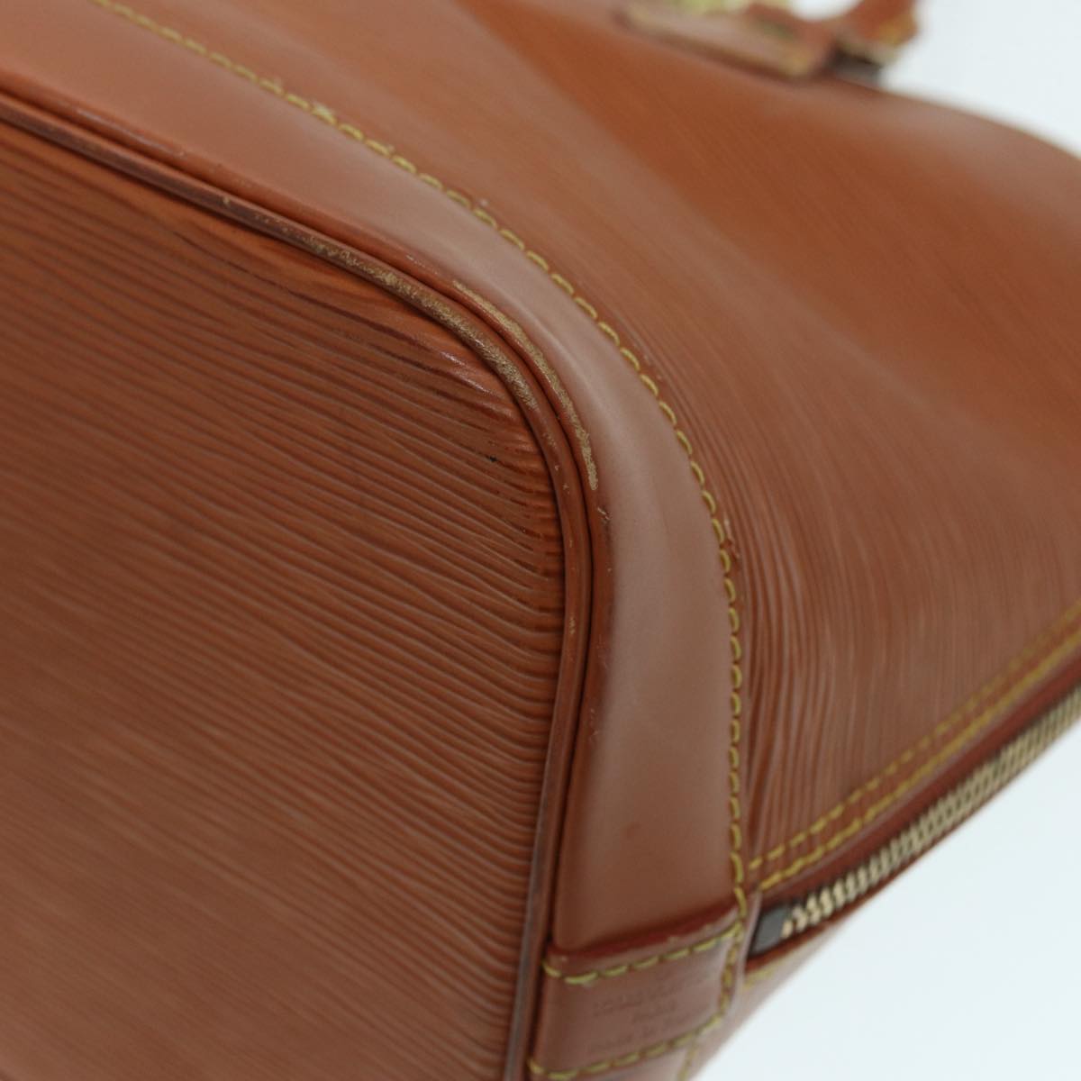 LOUIS VUITTON Epi Alma Hand Bag Brown Zipangu Gold M52148 LV 87498