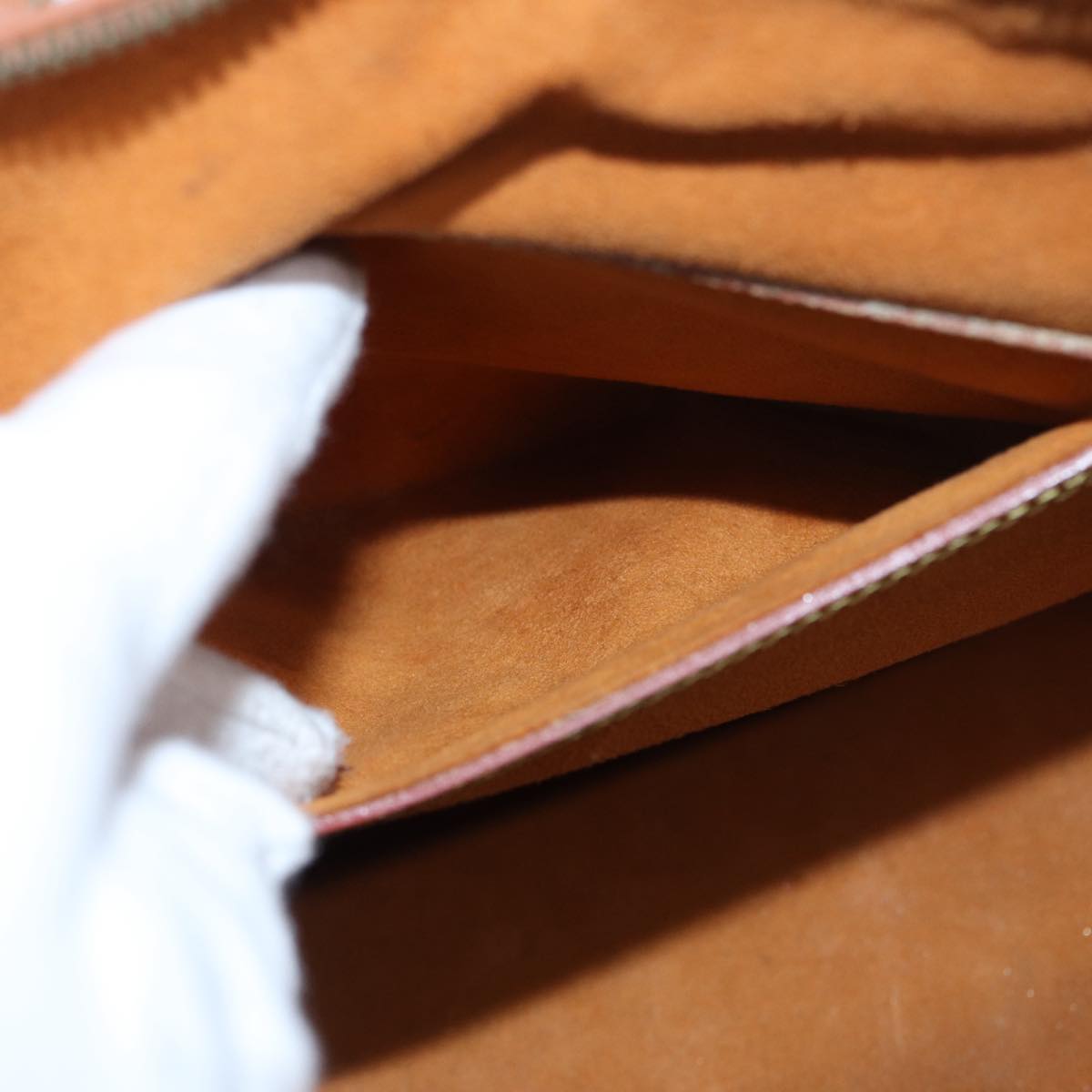 LOUIS VUITTON Epi Alma Hand Bag Brown Zipangu Gold M52148 LV 87498