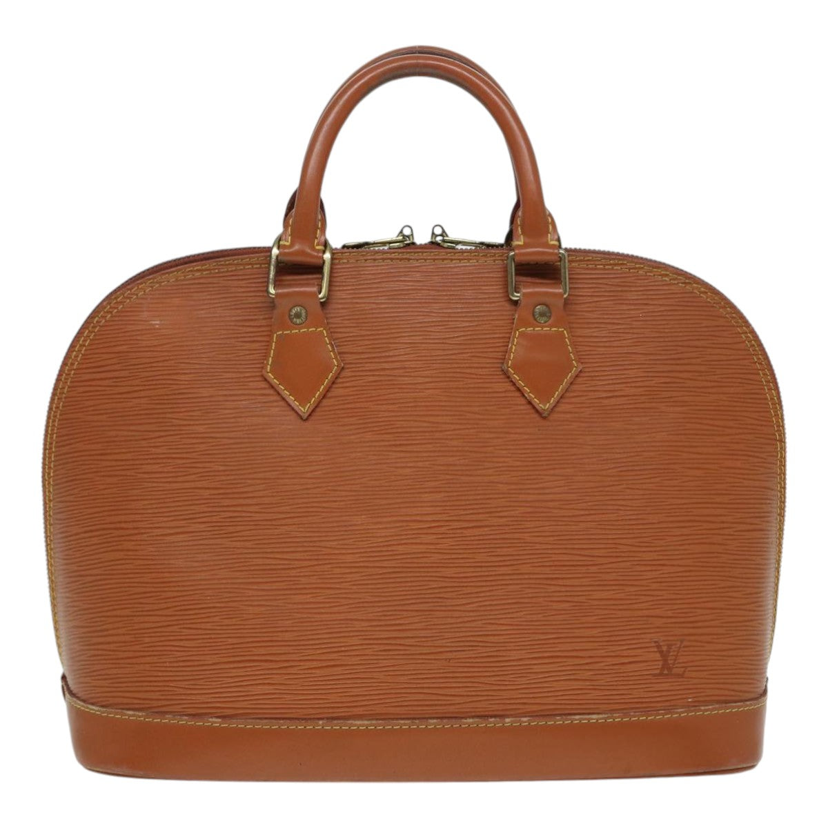 LOUIS VUITTON Epi Alma Hand Bag Brown Zipangu Gold M52148 LV 87498