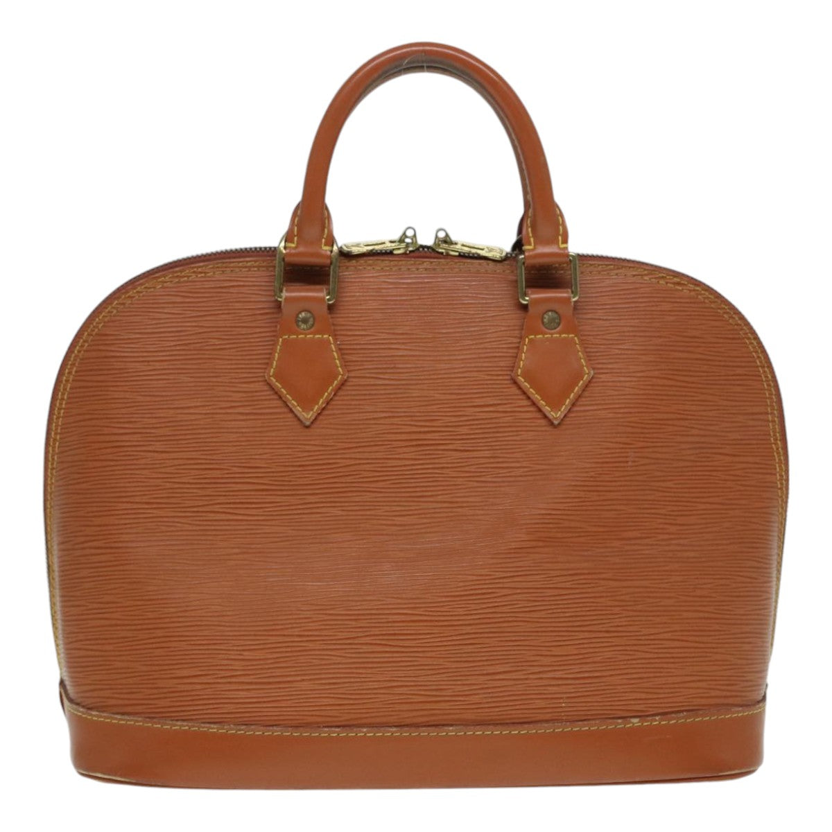 LOUIS VUITTON Epi Alma Hand Bag Brown Zipangu Gold M52148 LV 87498