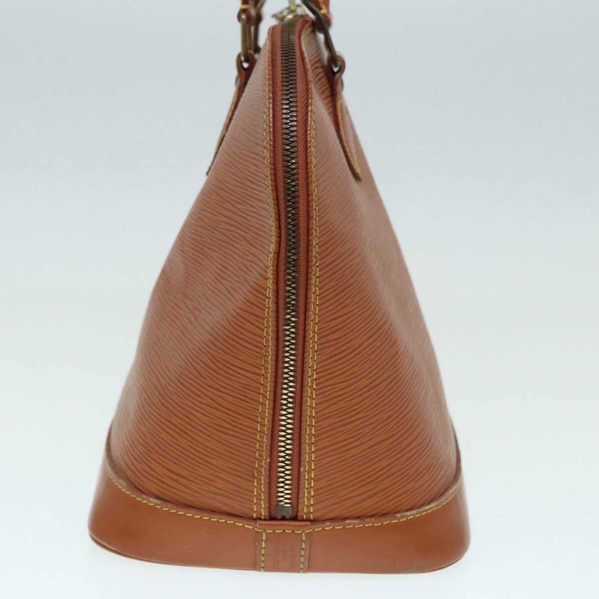 LOUIS VUITTON Epi Alma Hand Bag Brown Zipangu Gold M52148 LV 87498