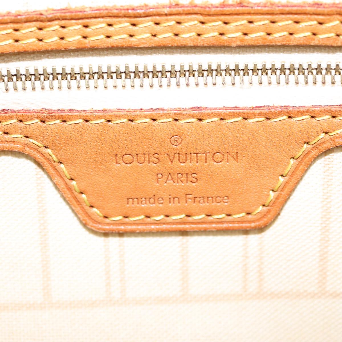 LOUIS VUITTON Damier Azur Neverfull PM Tote Bag N41362 LV 87565