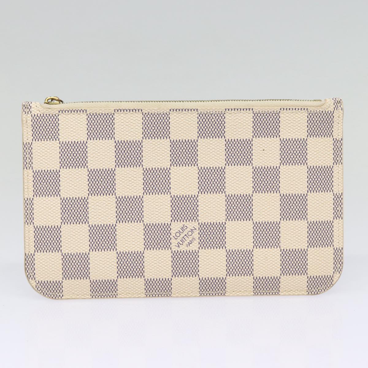 LOUIS VUITTON Damier Azur Neverfull PM Tote Bag N41362 LV 87565