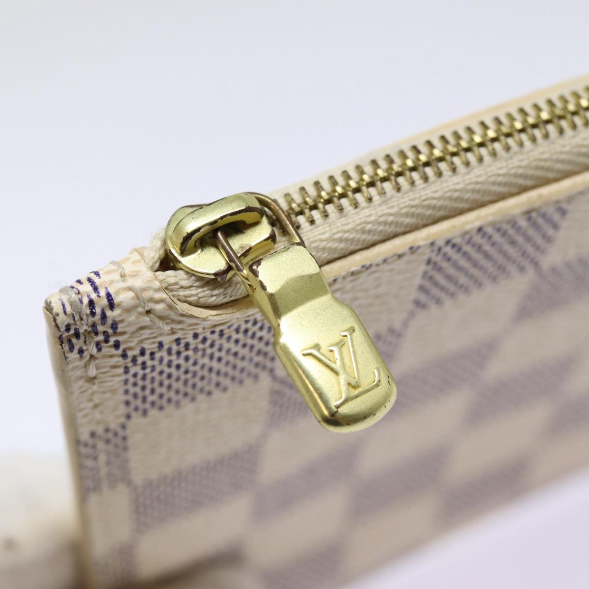 LOUIS VUITTON Damier Azur Neverfull PM Tote Bag N41362 LV 87565