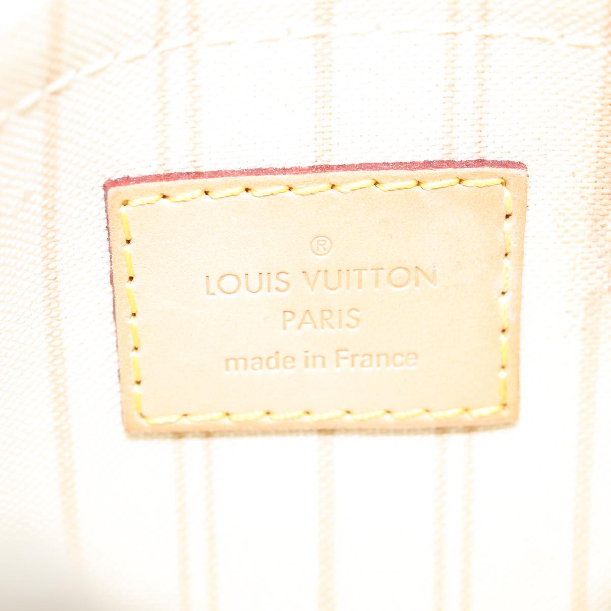 LOUIS VUITTON Damier Azur Neverfull PM Tote Bag N41362 LV 87565