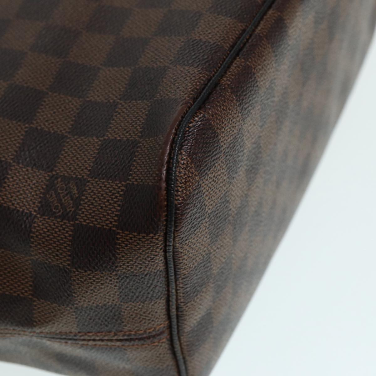 LOUIS VUITTON Damier Ebene Neverfull MM Tote Bag N51105 LV 87567