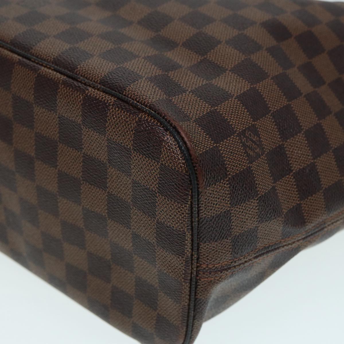 LOUIS VUITTON Damier Ebene Neverfull MM Tote Bag N51105 LV 87567