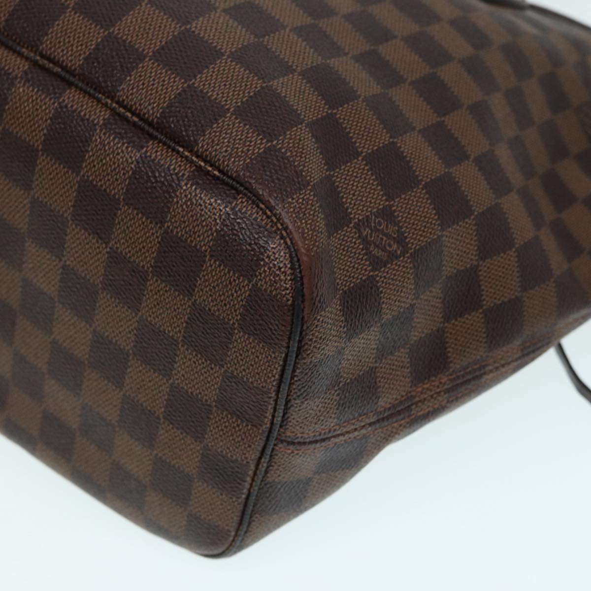 LOUIS VUITTON Damier Ebene Neverfull MM Tote Bag N51105 LV 87567
