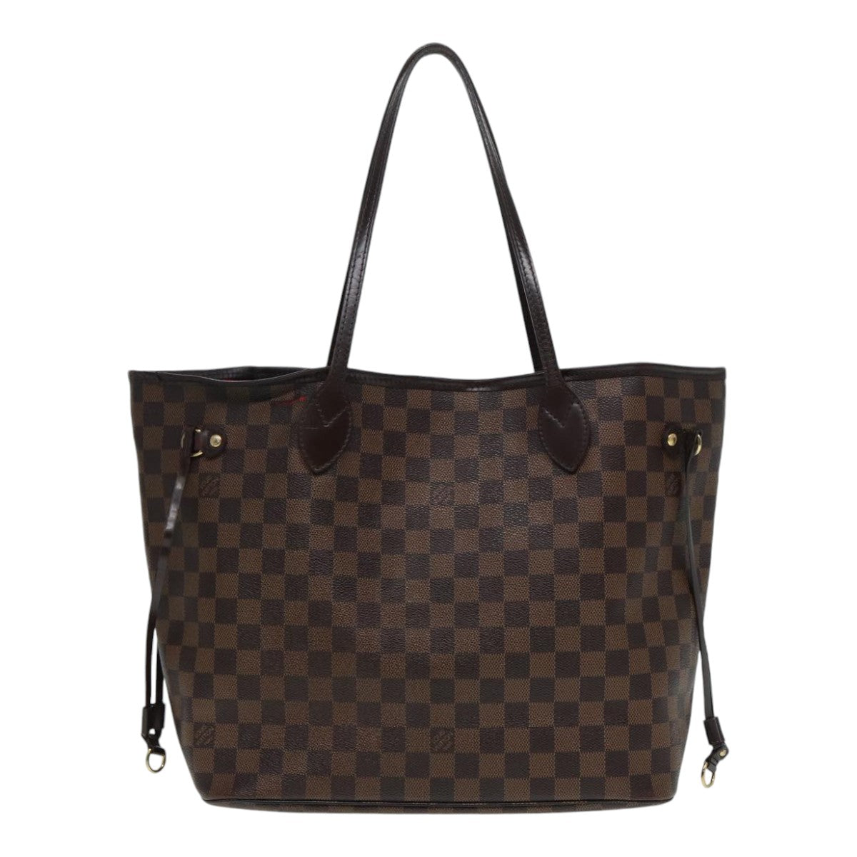 LOUIS VUITTON Damier Ebene Neverfull MM Tote Bag N51105 LV 87567