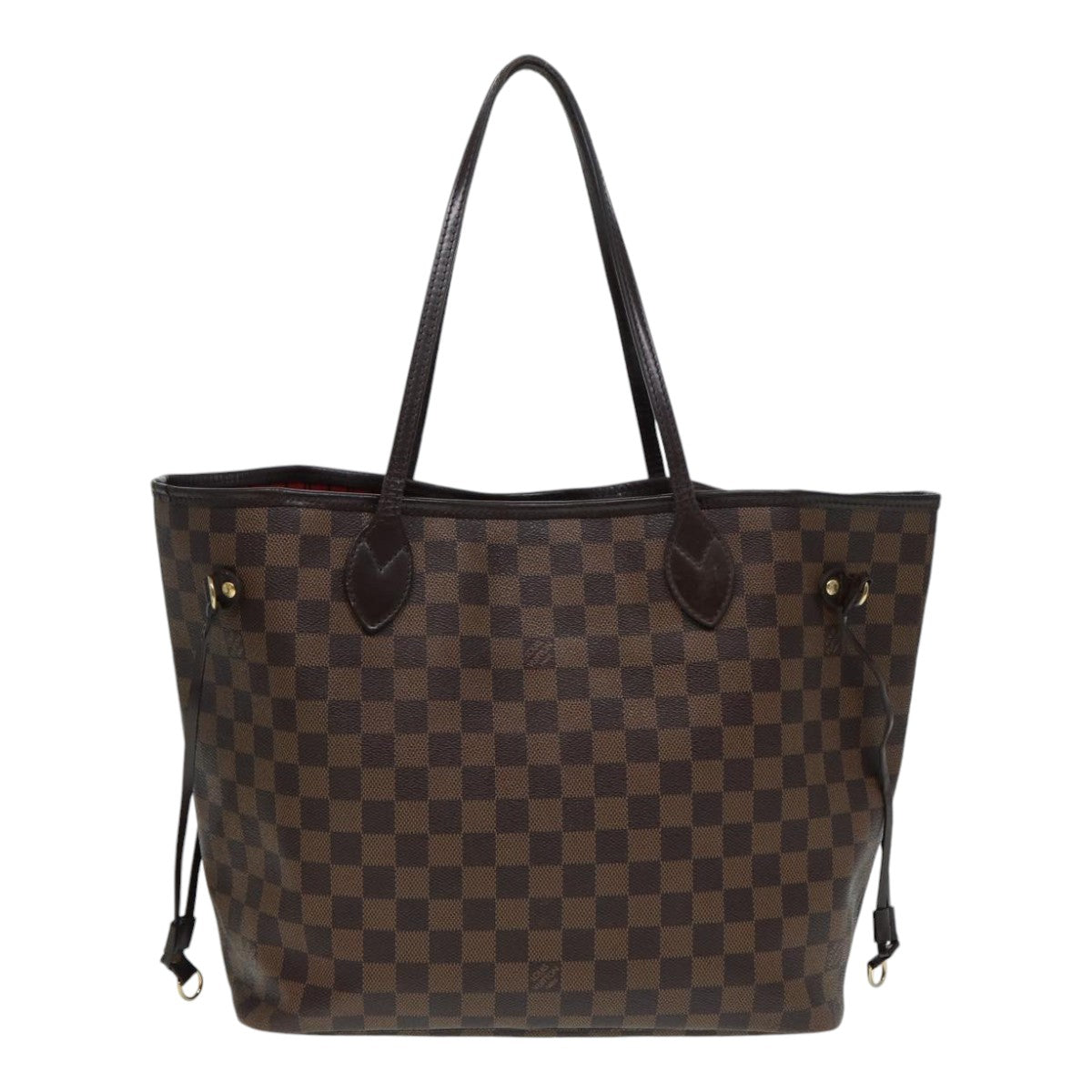 LOUIS VUITTON Damier Ebene Neverfull MM Tote Bag N51105 LV 87567