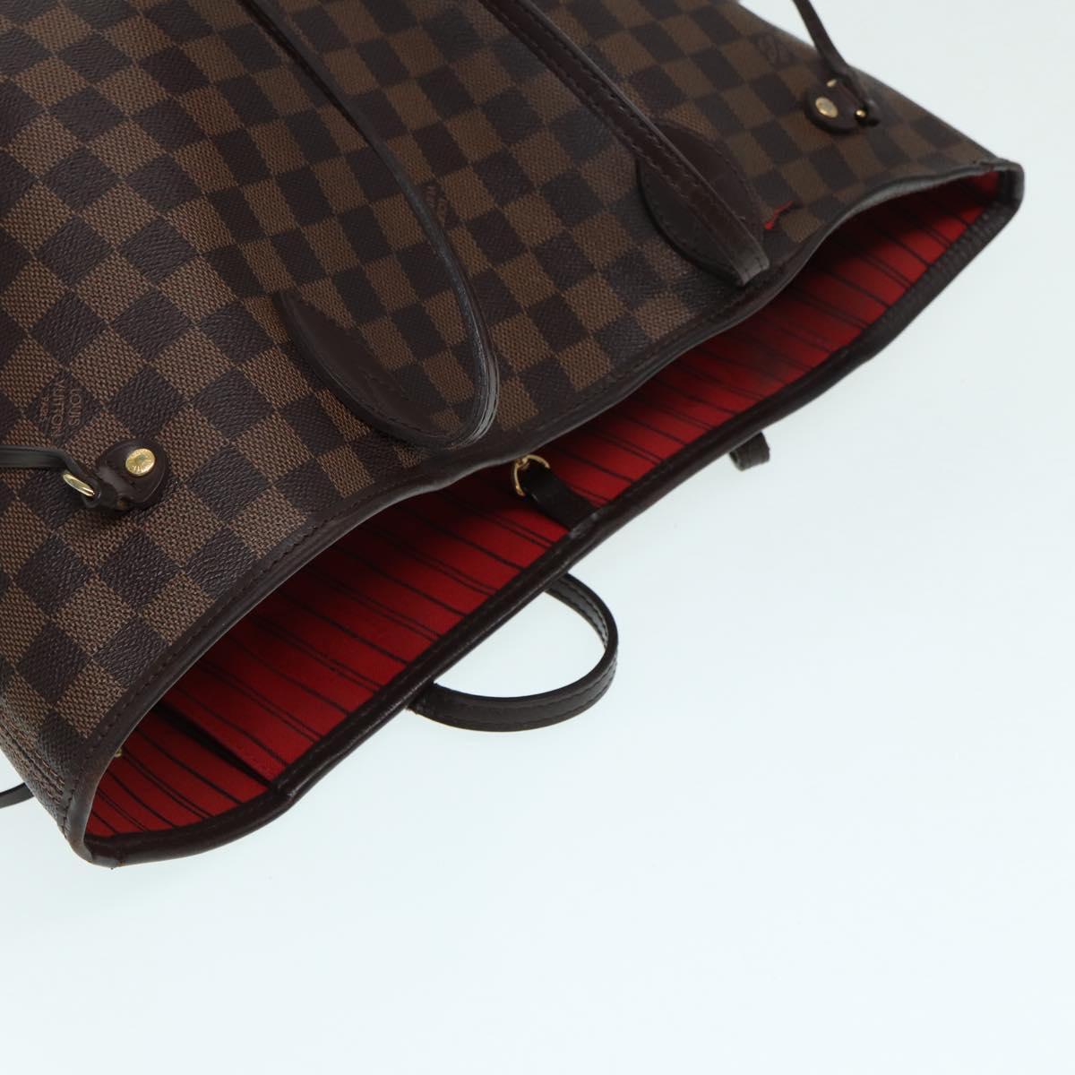 LOUIS VUITTON Damier Ebene Neverfull MM Tote Bag N51105 LV 87567