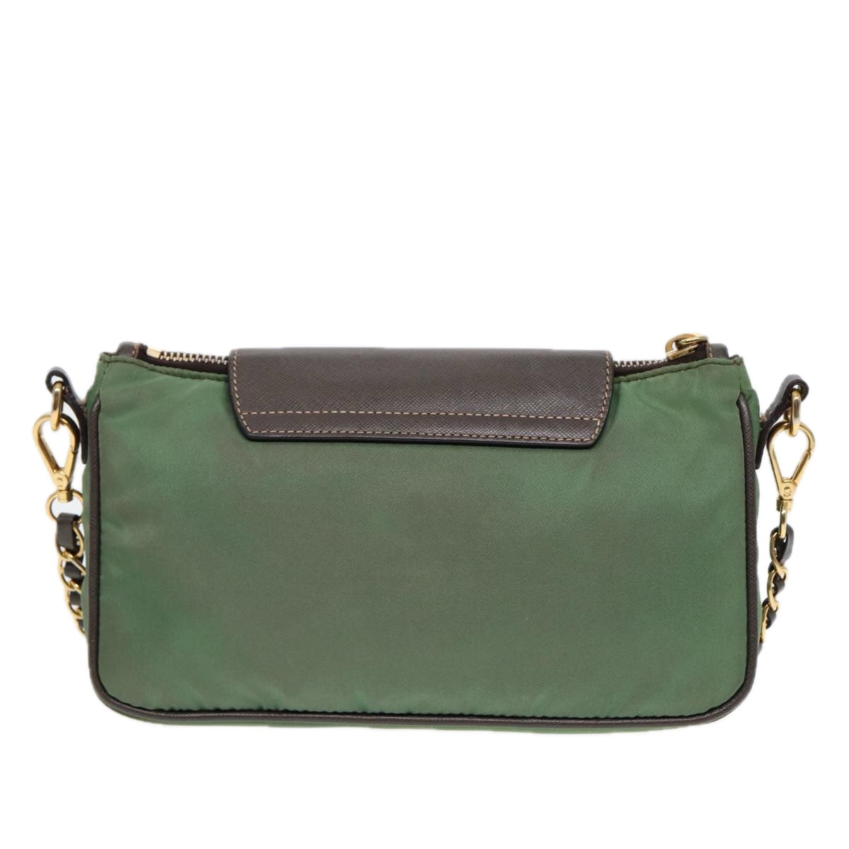 Luxury Prada Shoulder Bag Nylon Green  87675