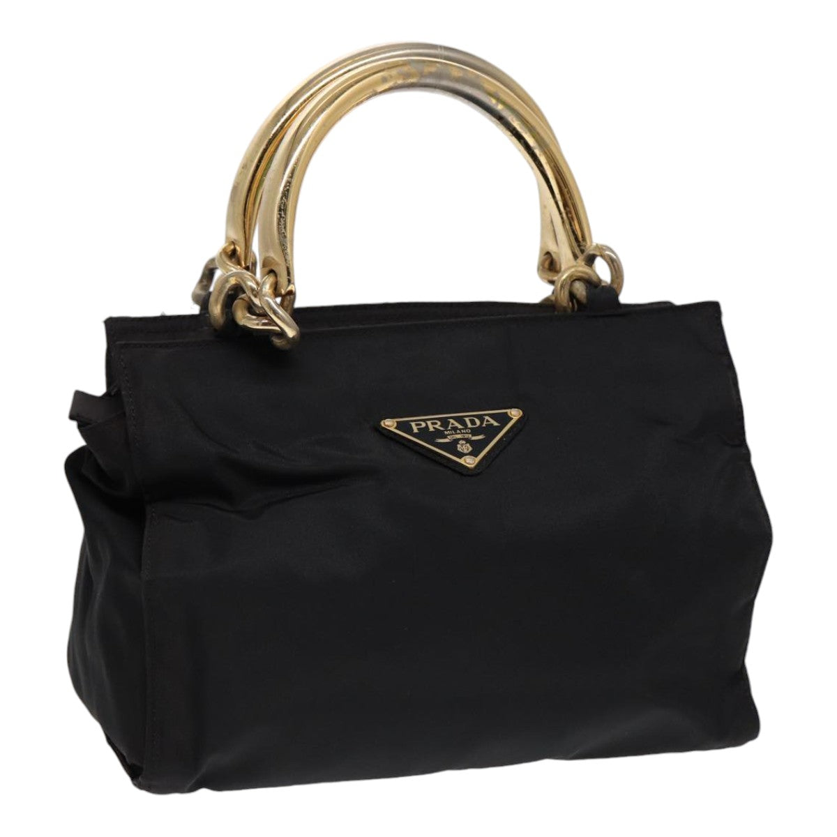 Luxury Prada Hand Bag Nylon Black  87678