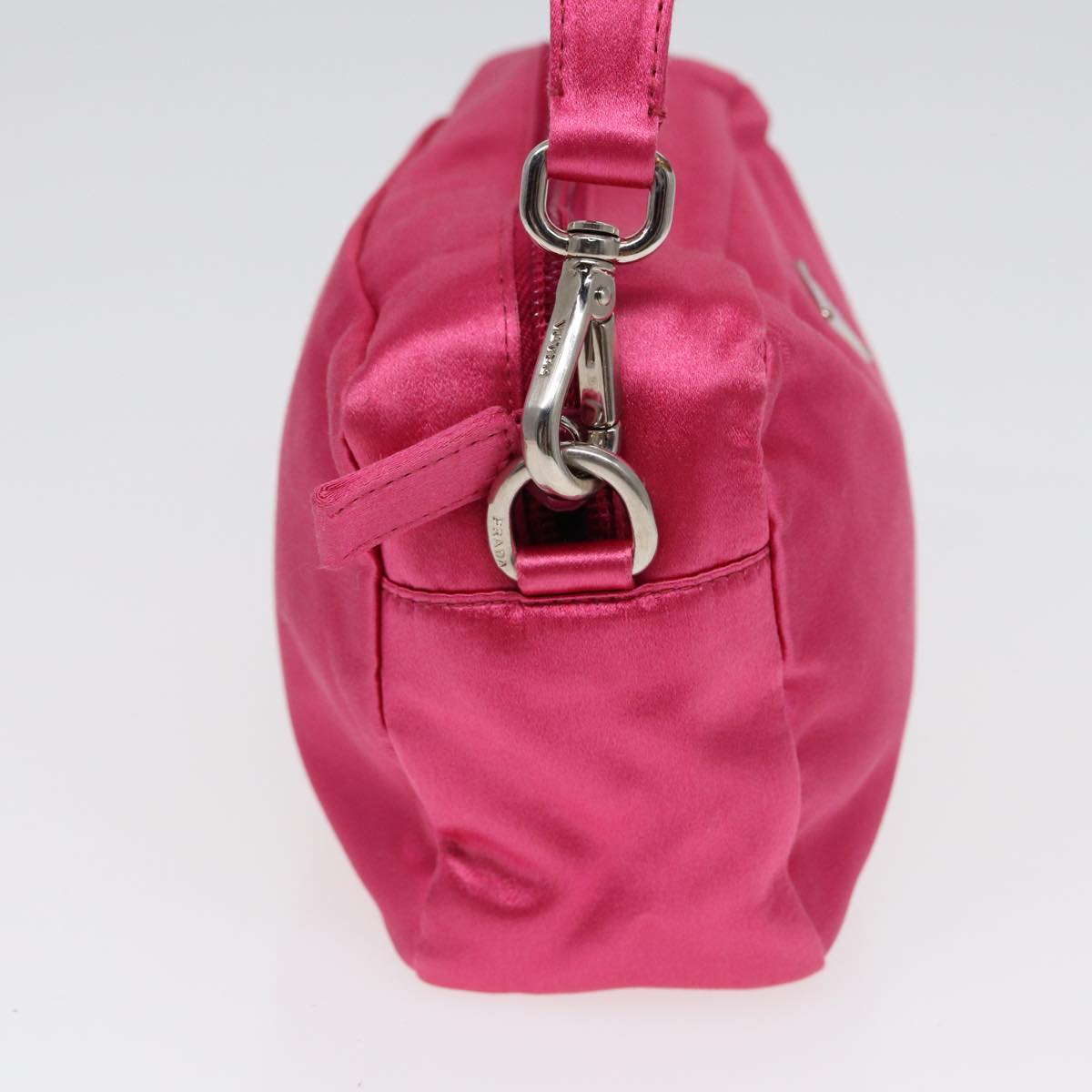 Luxury Prada Hand Pouch Nylon Pink  87684
