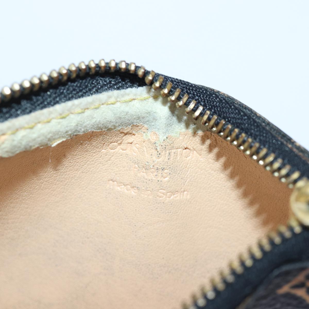 LOUIS VUITTON Monogram Multicolor Pochette Cles Purse Black M92654 LV 87691