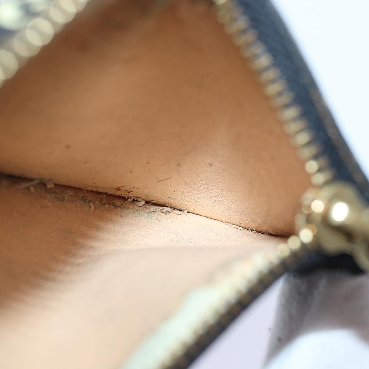 LOUIS VUITTON Monogram Multicolor Pochette Cles Purse Black M92654 LV 87691