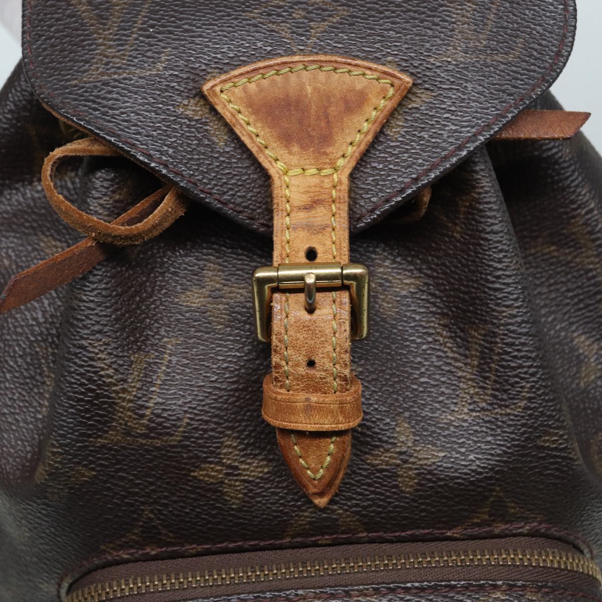 LOUIS VUITTON Monogram Montsouris PM Backpack M51137 LV 87701