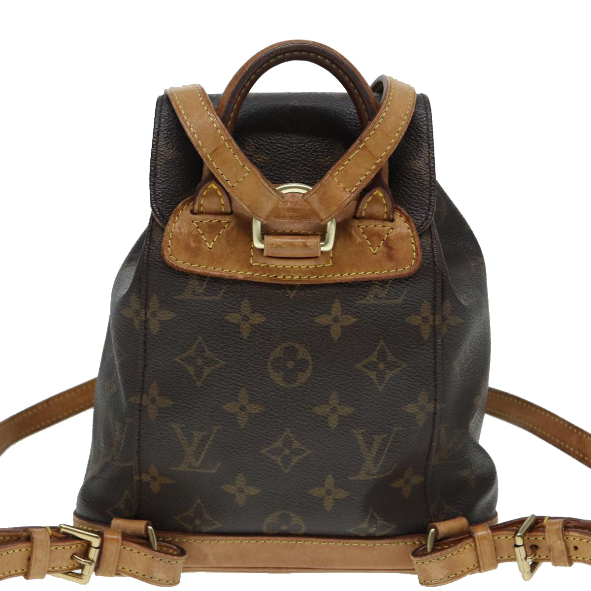 LOUIS VUITTON Monogram Montsouris PM Backpack M51137 LV 87701