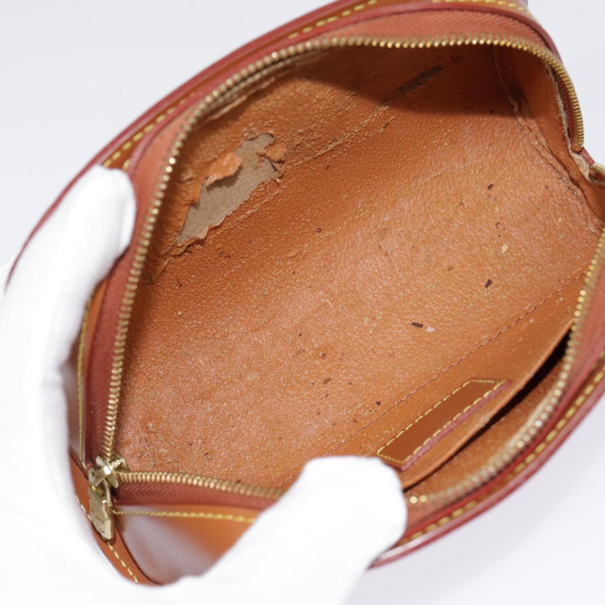 LOUIS VUITTON Epi Dofille PM Cosmetic Pouch Zipangu Gold M48448 LV 87710