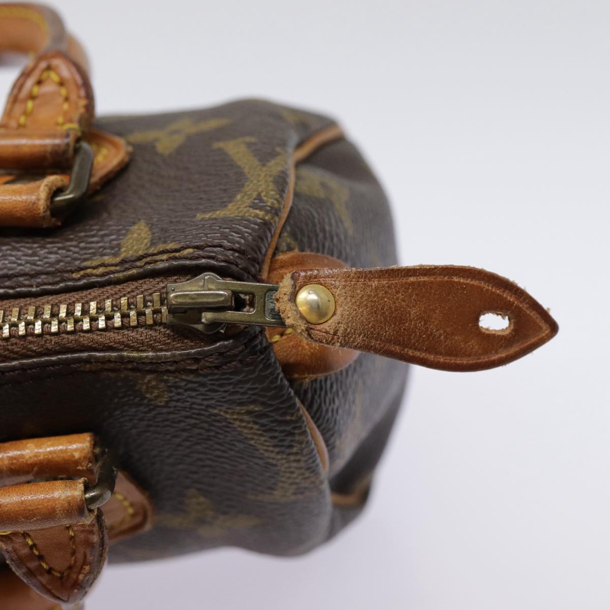 LOUIS VUITTON Monogram Mini Speedy Hand Bag M41534 LV 87712