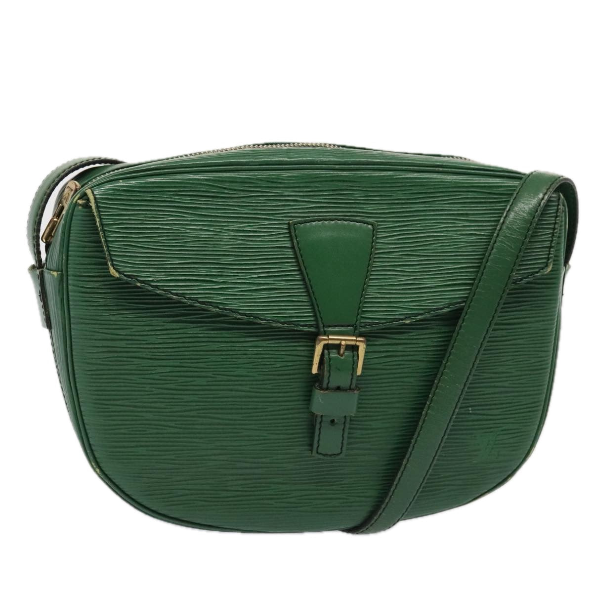 LOUIS VUITTON Epi Jeune Fille MM Shoulder Bag Green M52154 LV 87714
