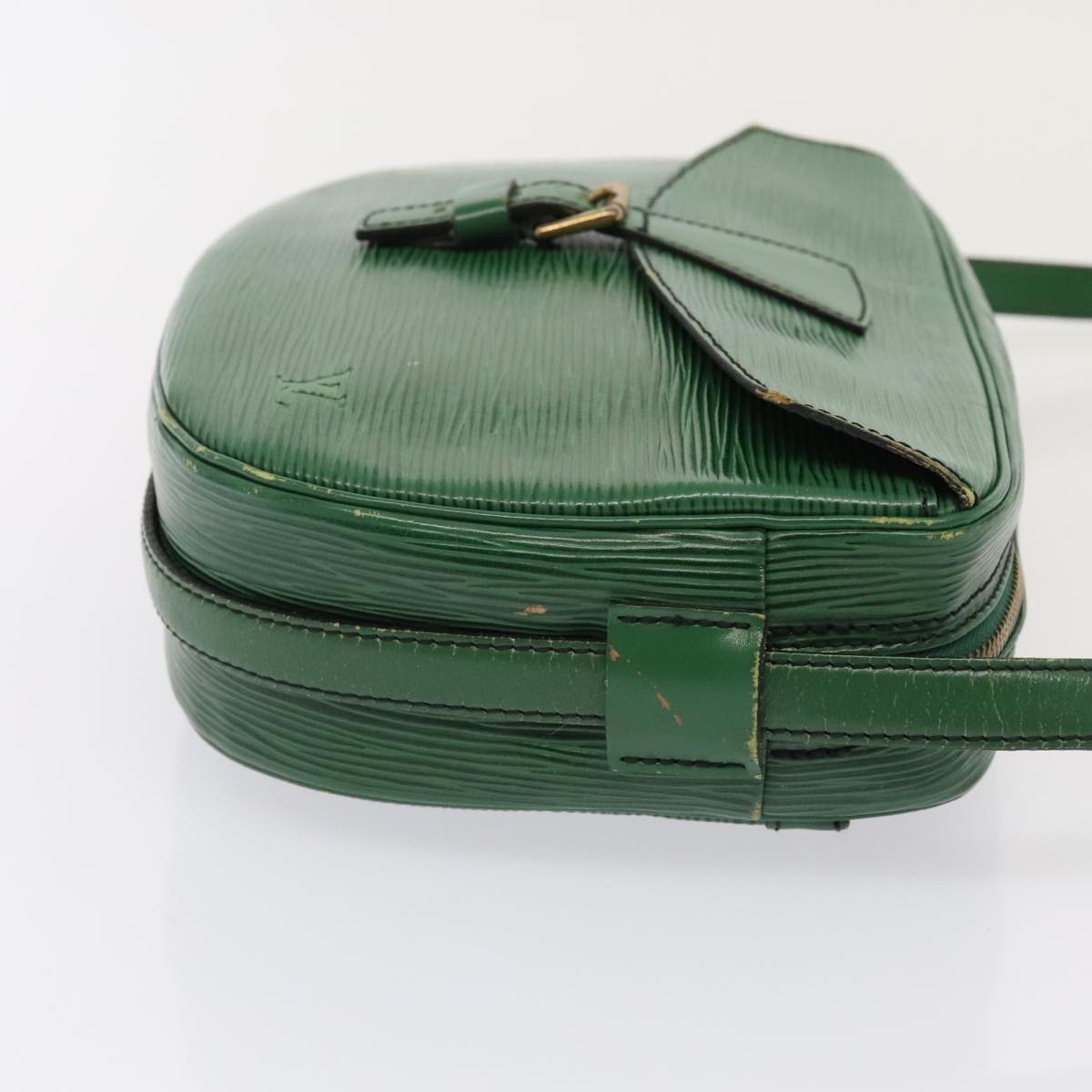 LOUIS VUITTON Epi Jeune Fille MM Shoulder Bag Green M52154 LV 87714