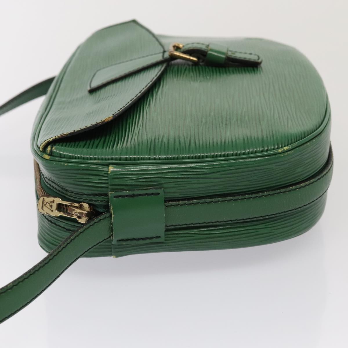 LOUIS VUITTON Epi Jeune Fille MM Shoulder Bag Green M52154 LV 87714
