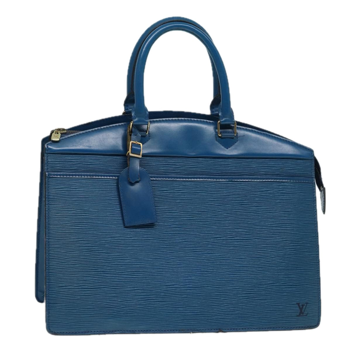 LOUIS VUITTON Epi Riviera Hand Bag Blue M48185 LV 87715