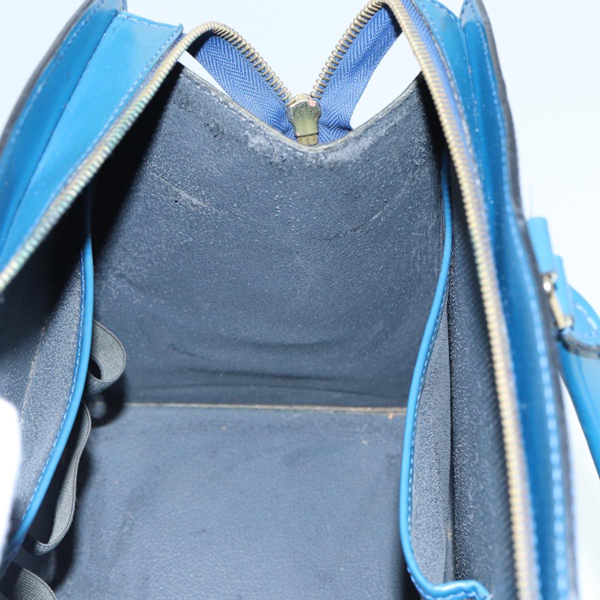LOUIS VUITTON Epi Riviera Hand Bag Blue M48185 LV 87715