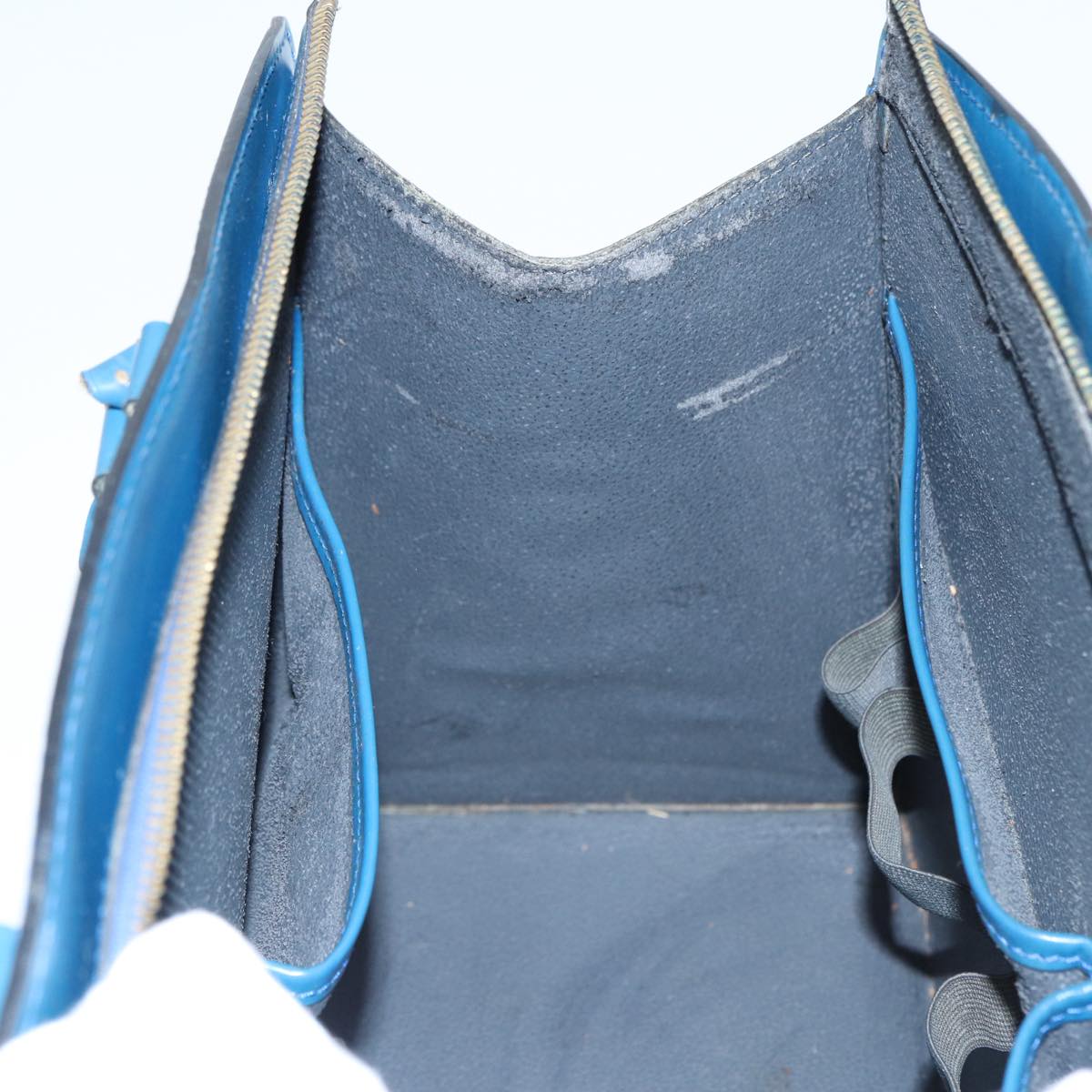 LOUIS VUITTON Epi Riviera Hand Bag Blue M48185 LV 87715