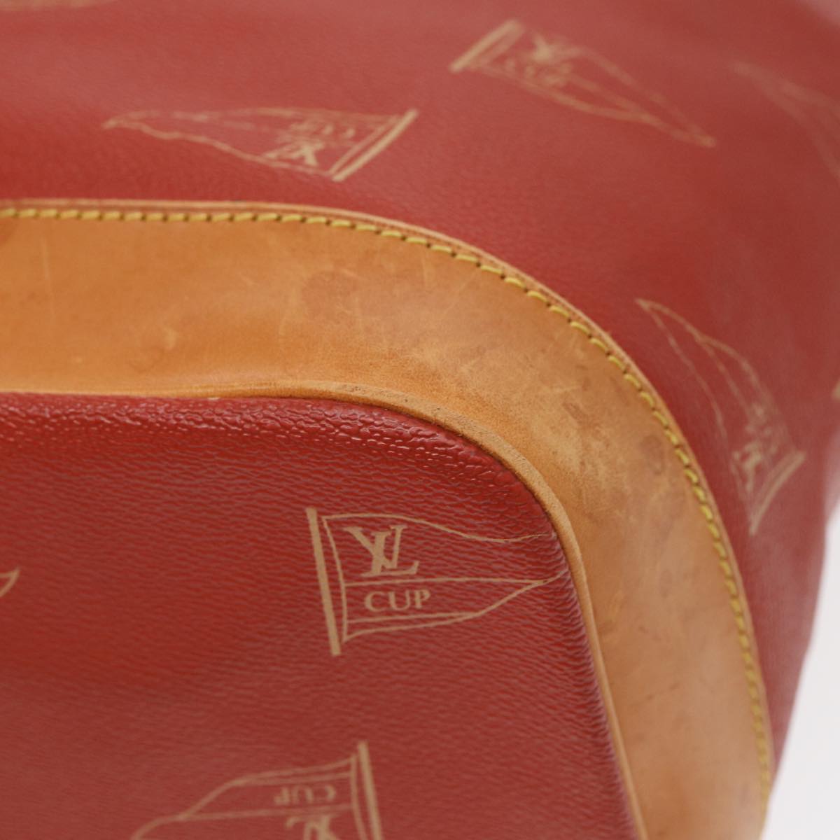 LOUIS VUITTON LV CUP Saint Tropez Shoulder Bag Red M80026 LV 87717