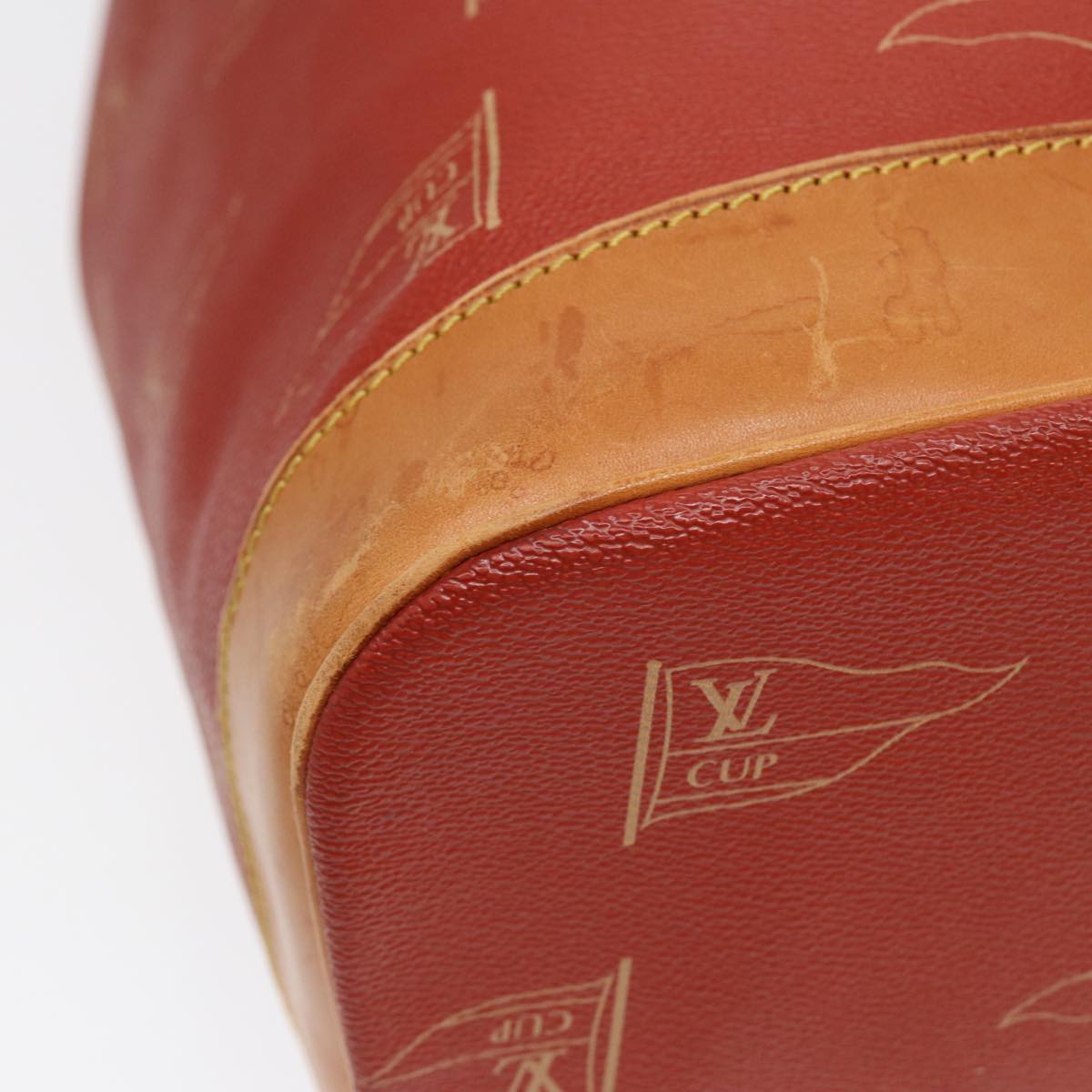 LOUIS VUITTON LV CUP Saint Tropez Shoulder Bag Red M80026 LV 87717