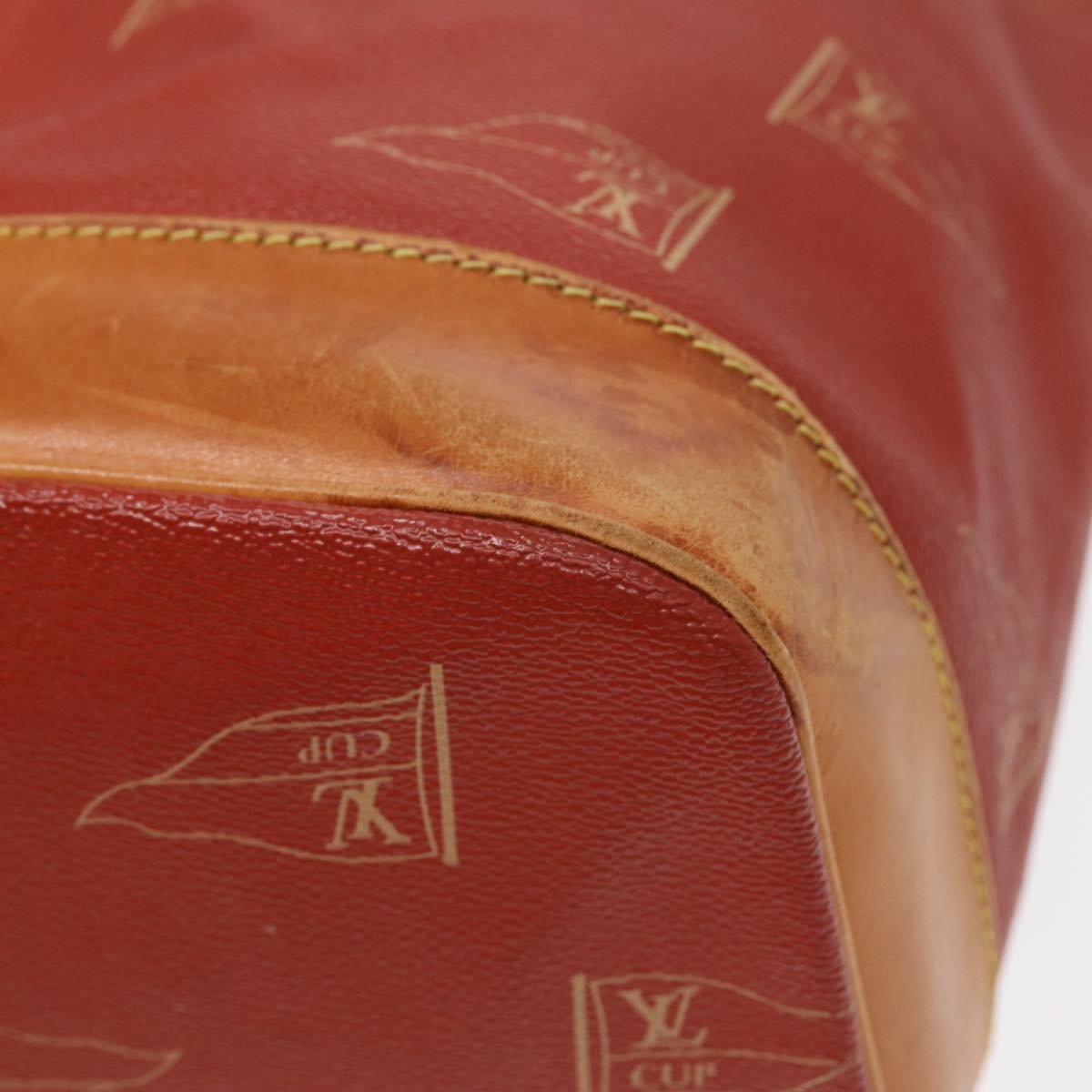 LOUIS VUITTON LV CUP Saint Tropez Shoulder Bag Red M80026 LV 87717