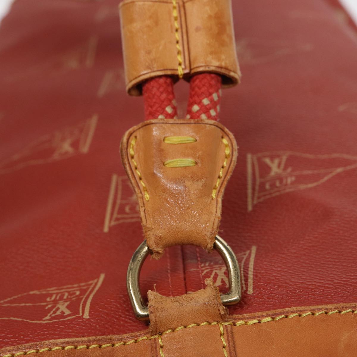 LOUIS VUITTON LV CUP Saint Tropez Shoulder Bag Red M80026 LV 87717