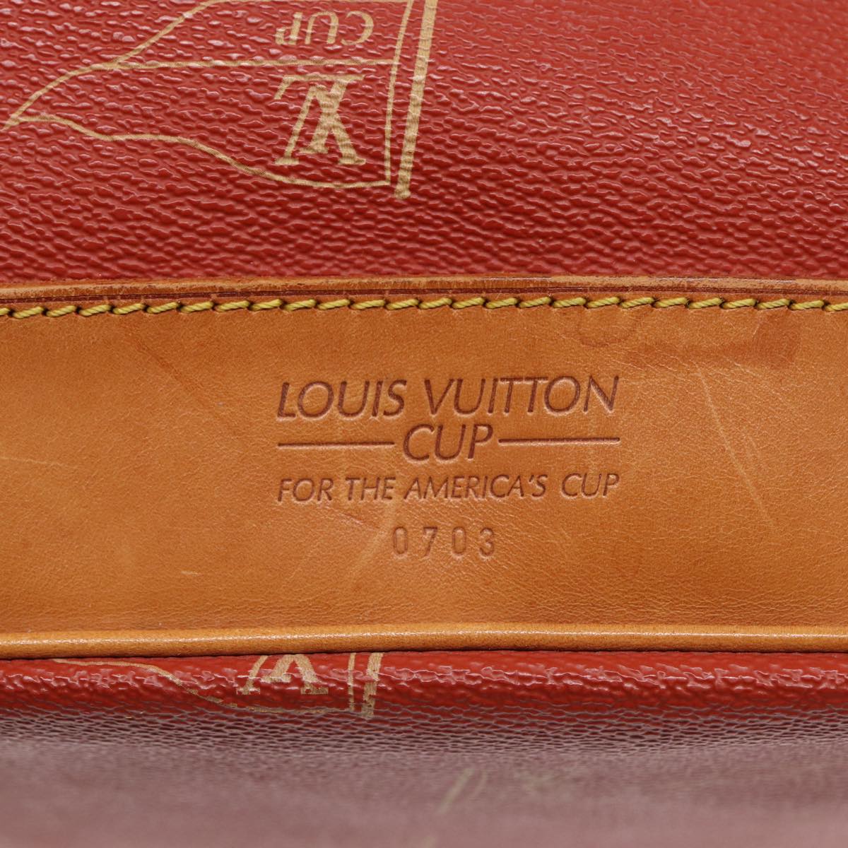 LOUIS VUITTON LV CUP Saint Tropez Shoulder Bag Red M80026 LV 87717