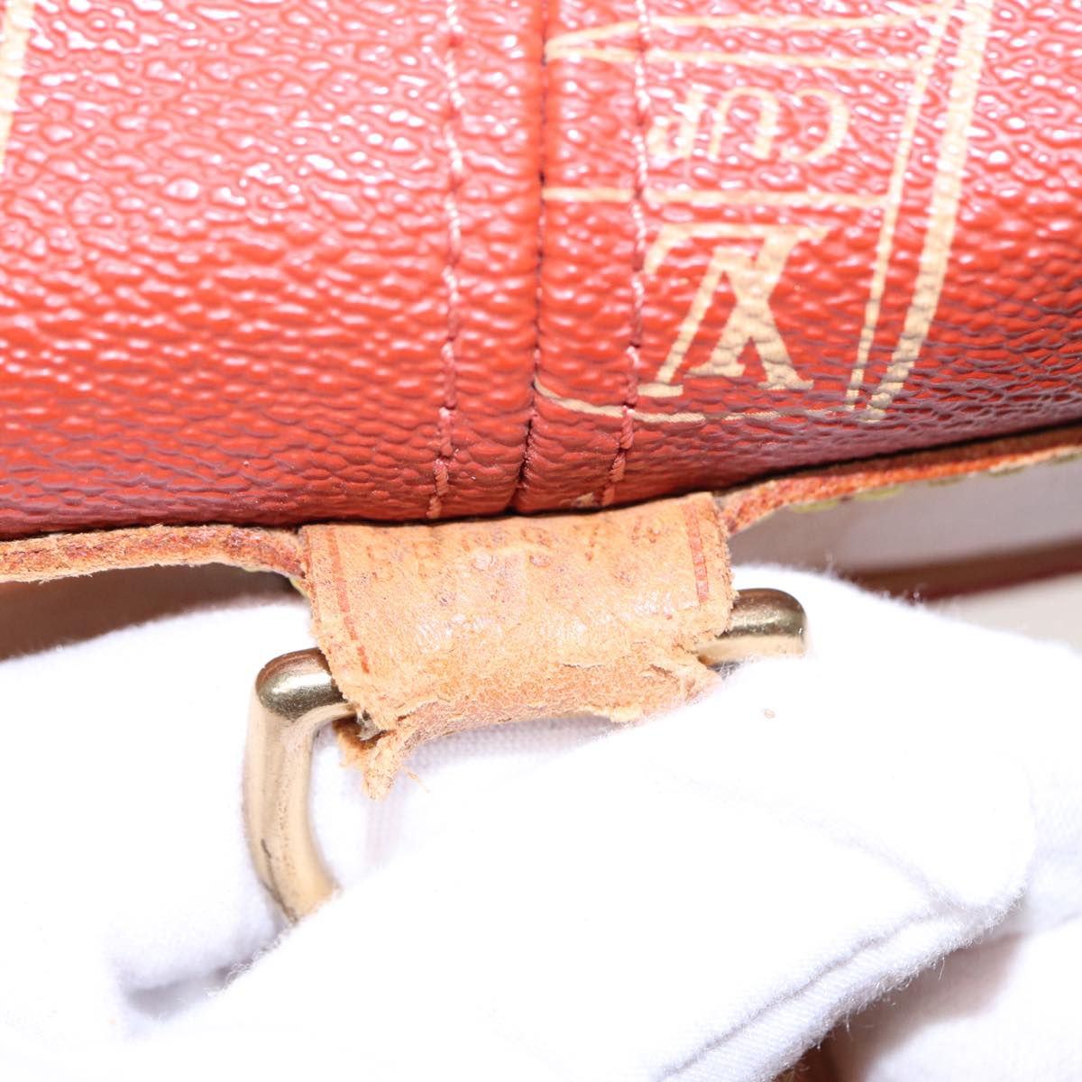 LOUIS VUITTON LV CUP Saint Tropez Shoulder Bag Red M80026 LV 87717