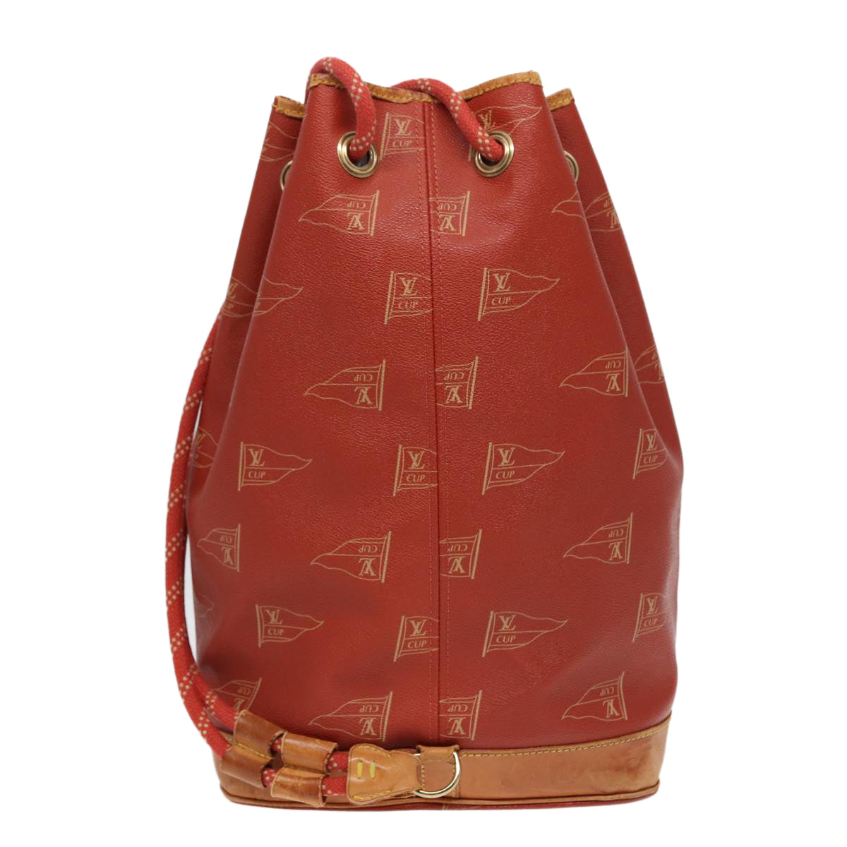 LOUIS VUITTON LV CUP Saint Tropez Shoulder Bag Red M80026 LV 87717