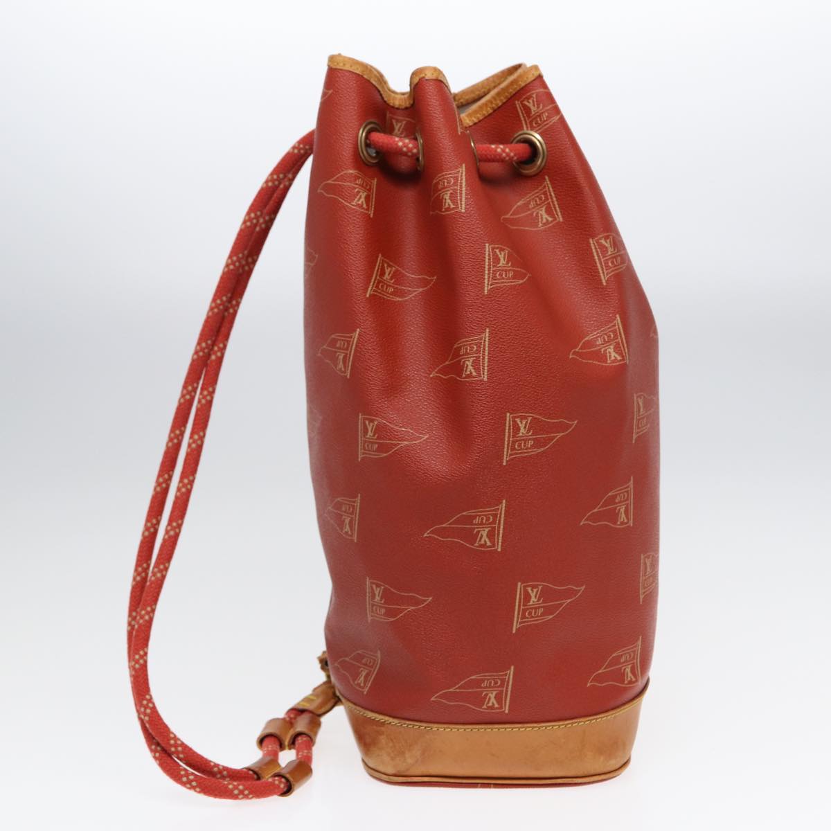 LOUIS VUITTON LV CUP Saint Tropez Shoulder Bag Red M80026 LV 87717