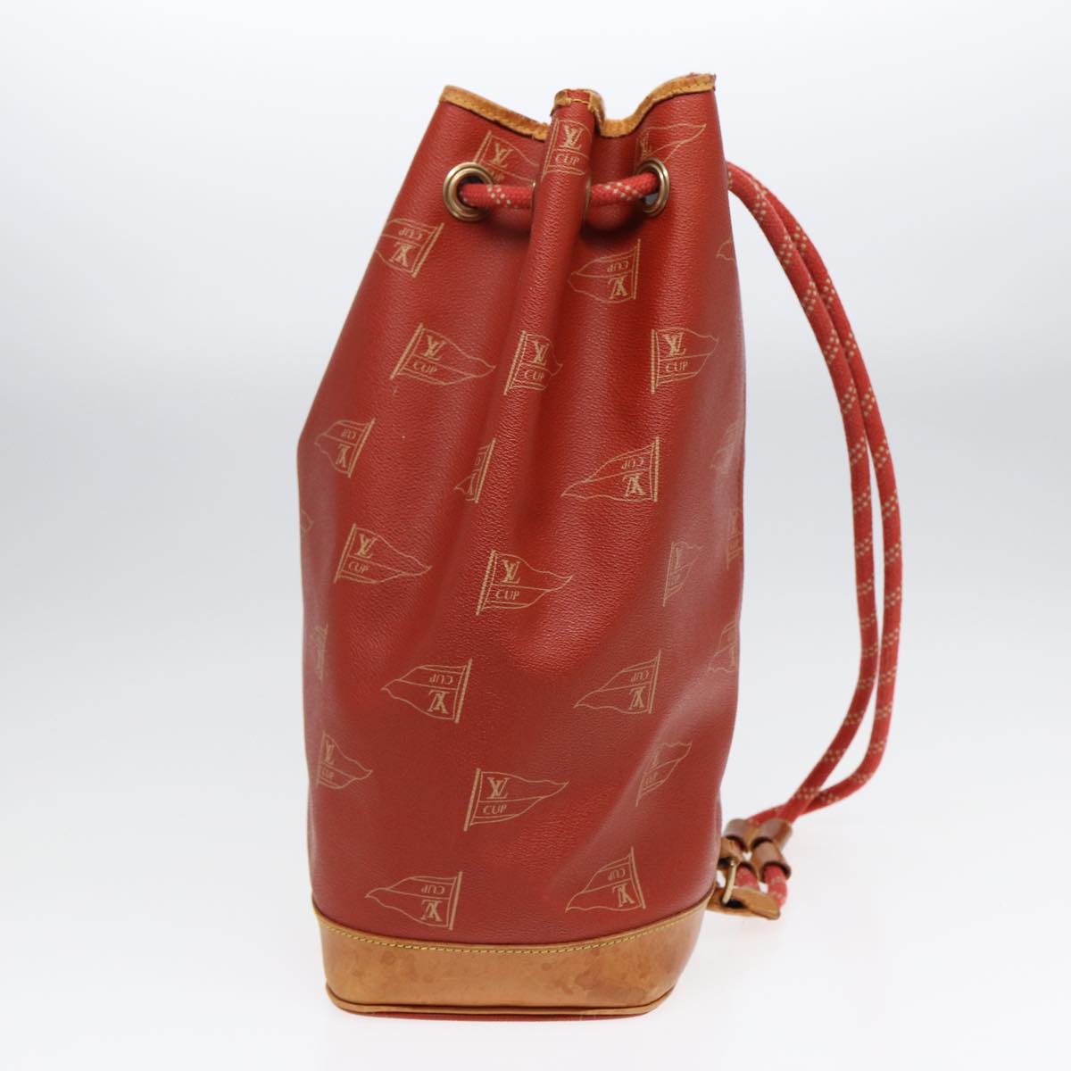 LOUIS VUITTON LV CUP Saint Tropez Shoulder Bag Red M80026 LV 87717