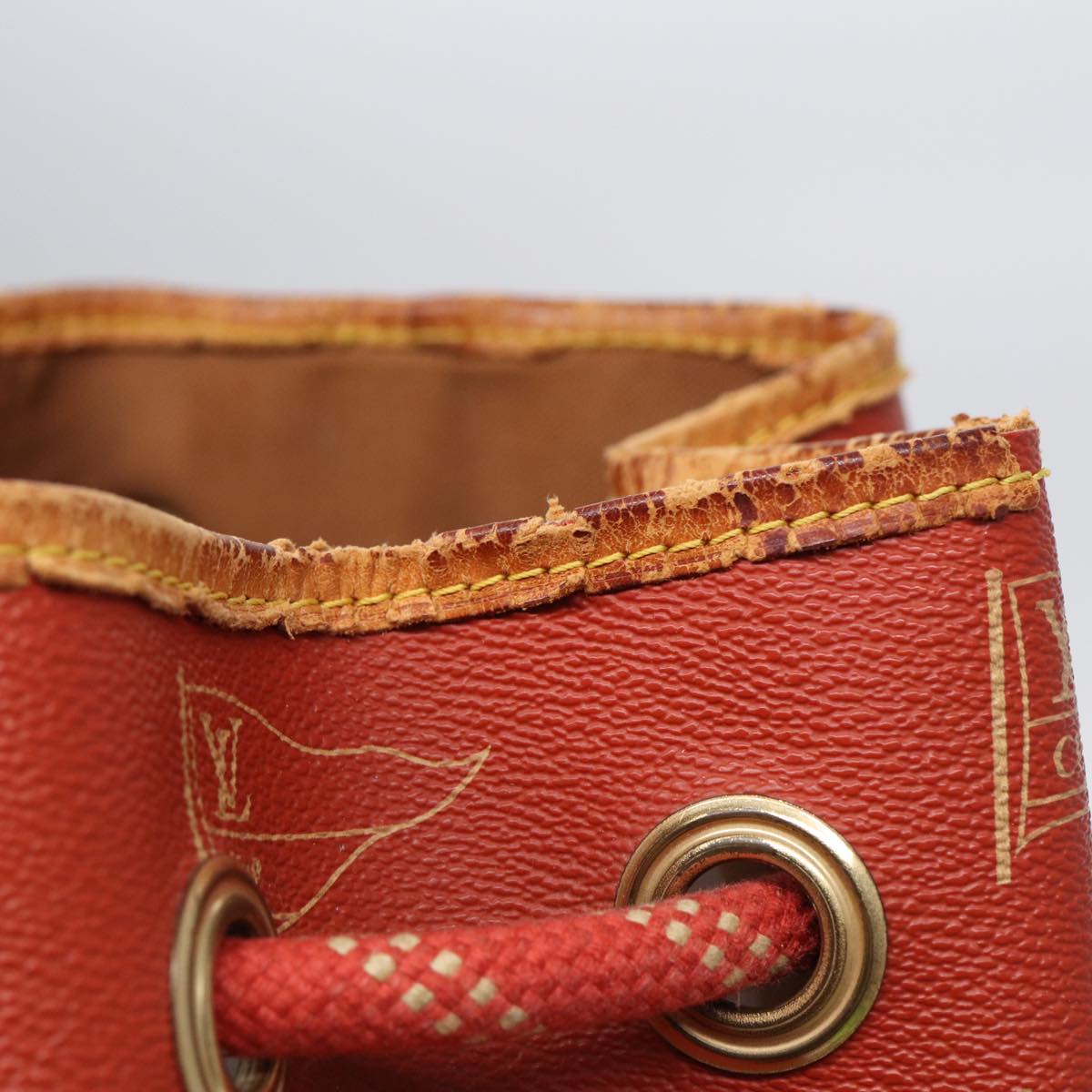 LOUIS VUITTON LV CUP Saint Tropez Shoulder Bag Red M80026 LV 87717