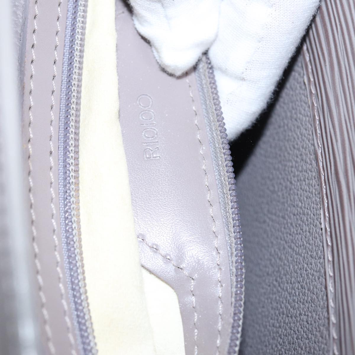LOUIS VUITTON Epi Sac Plat Hand Bag Lilac M5207B LV 87718