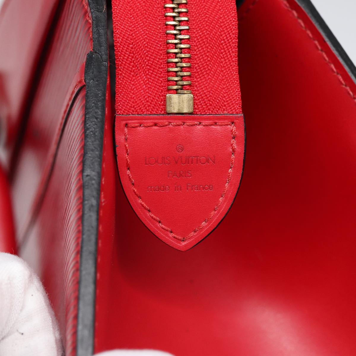 LOUIS VUITTON Epi Riviera Hand Bag Red M48187 LV 87787