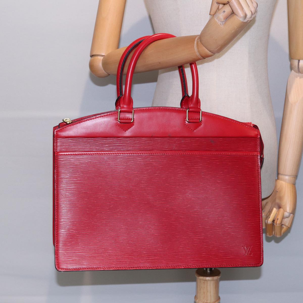 LOUIS VUITTON Epi Riviera Hand Bag Red M48187 LV 87787